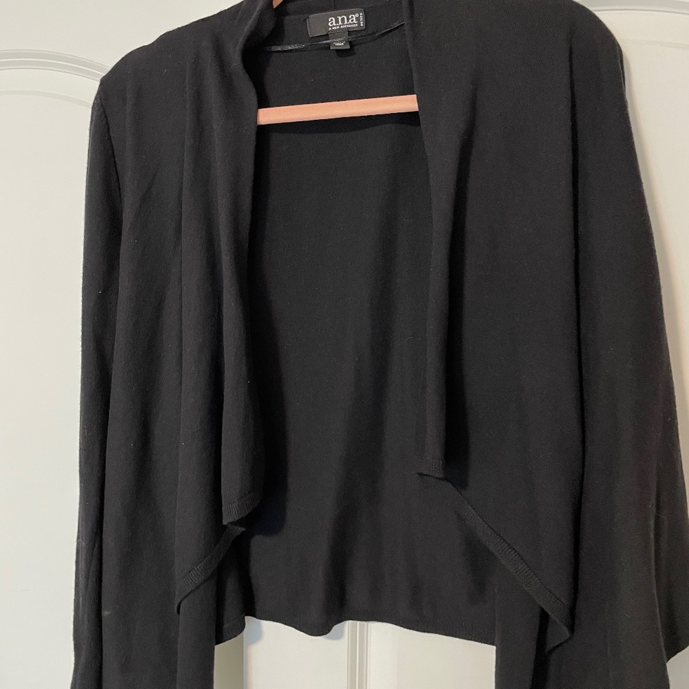 ANA Draped black sweater